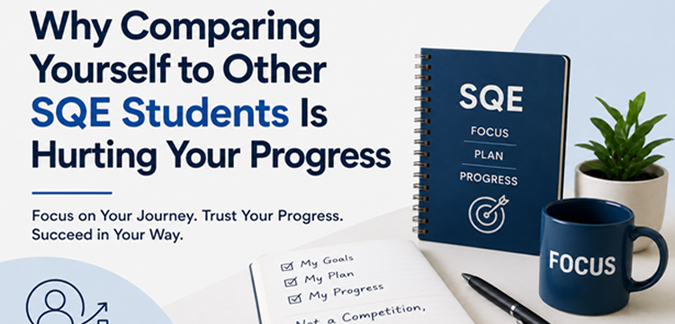 Why Comparing Yourself to Other SQE Students Is Hurting Your Progress